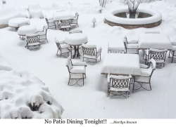 No Patio Dining Tonight !! FFF 2