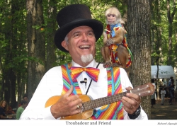 Troubadour and friend