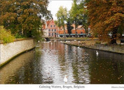 Bruges, Belgium- calming waters