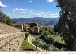 Valley View of Volterra, Italy sm